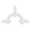 Ekena Millwork Ericson Architectural Grade PVC Gable Bracket, 60"W x 35"H x 2"D x 6"F, 14/12 Pitch GBP060X35X0206ERI00 - alternate 3
